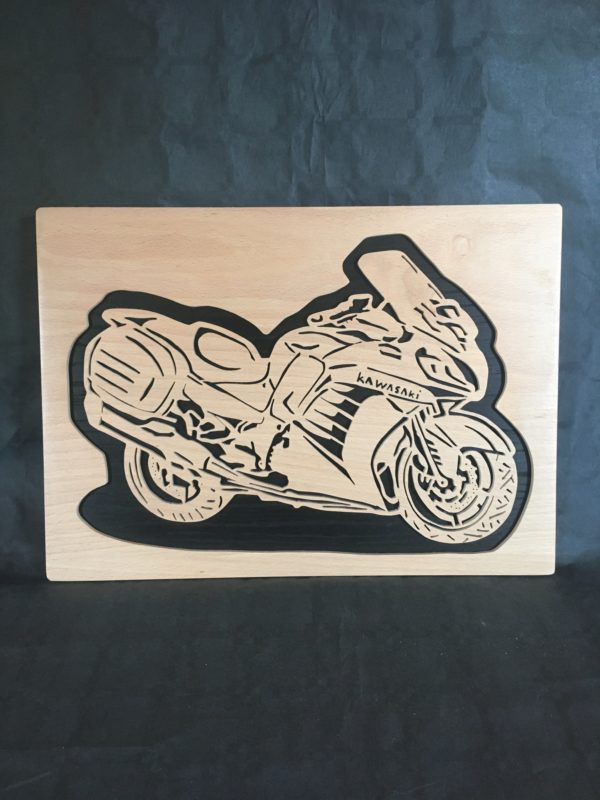 Décoration moto murale